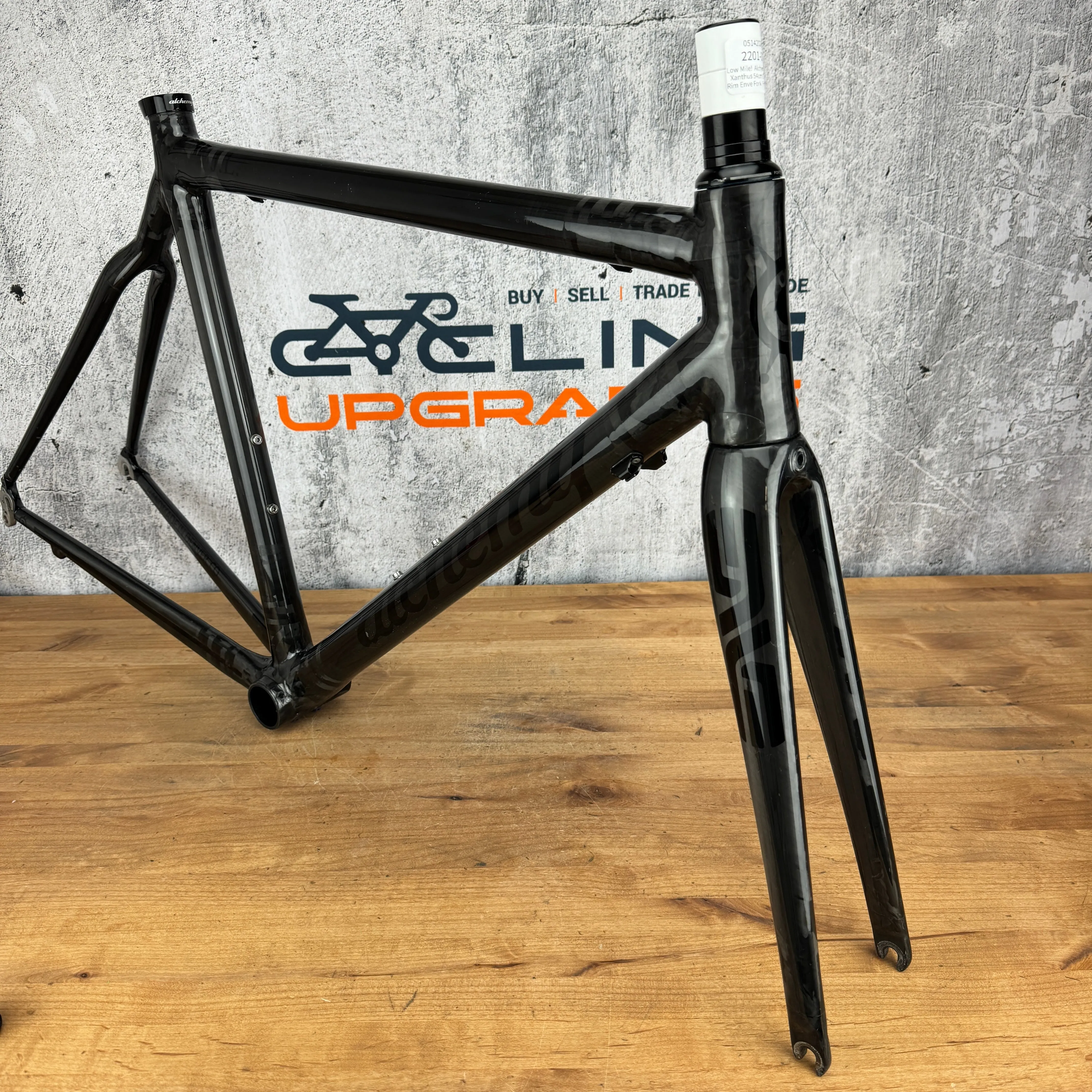 2017 Alchemy Xanthus 54cm Rim Brake Carbon Frameset 700c   Enve Fork 1635g