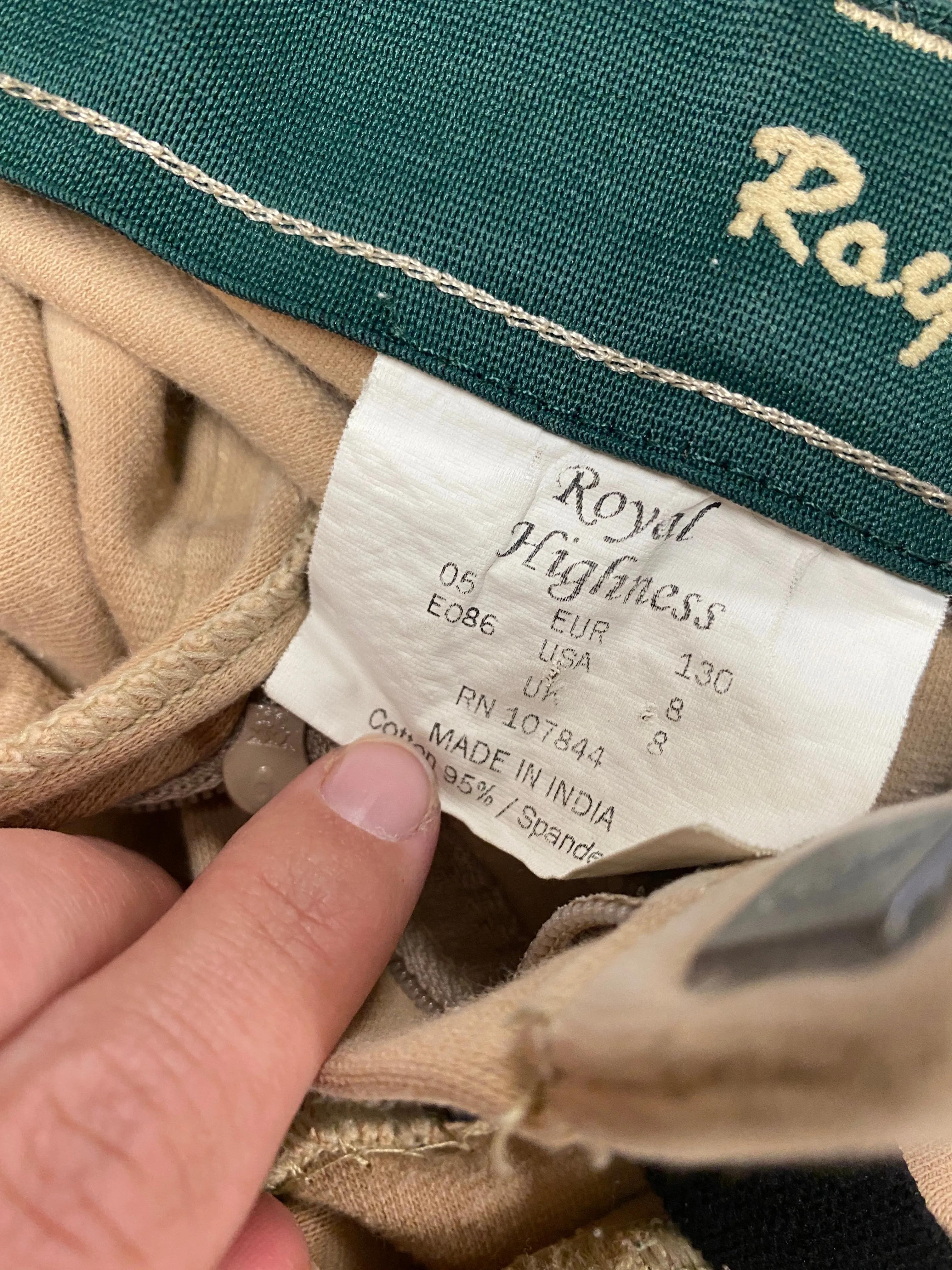 8 Royal Highness Tan Jodhpurs