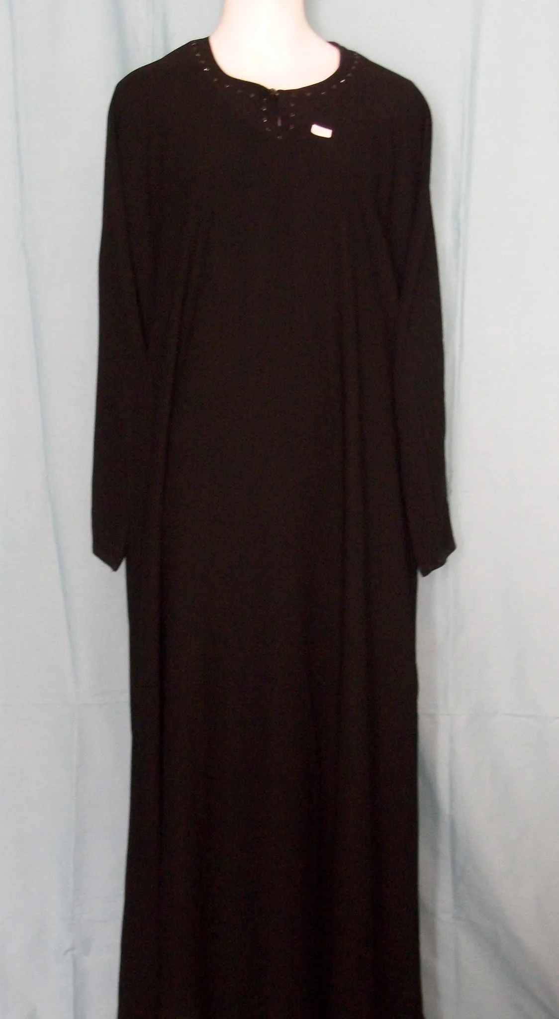 Abaya 1964 Dubai Black Sheela Abaya Embroidered