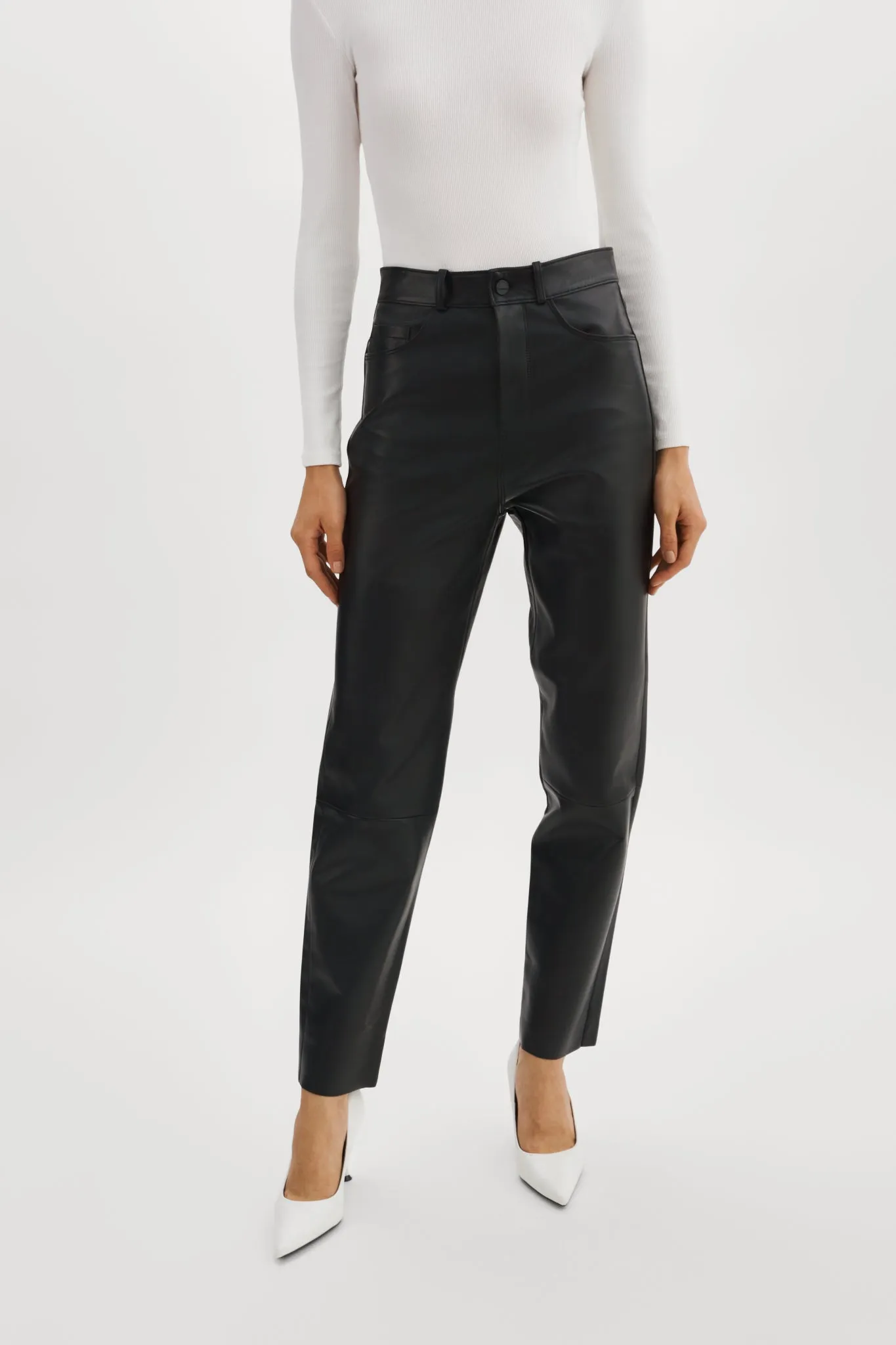 ADELINE | Leather Jeans