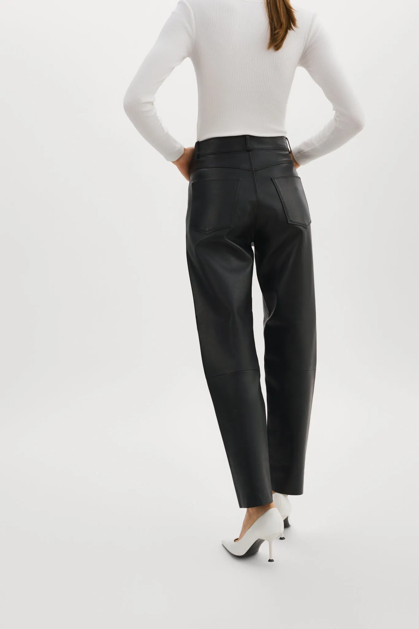ADELINE | Leather Jeans