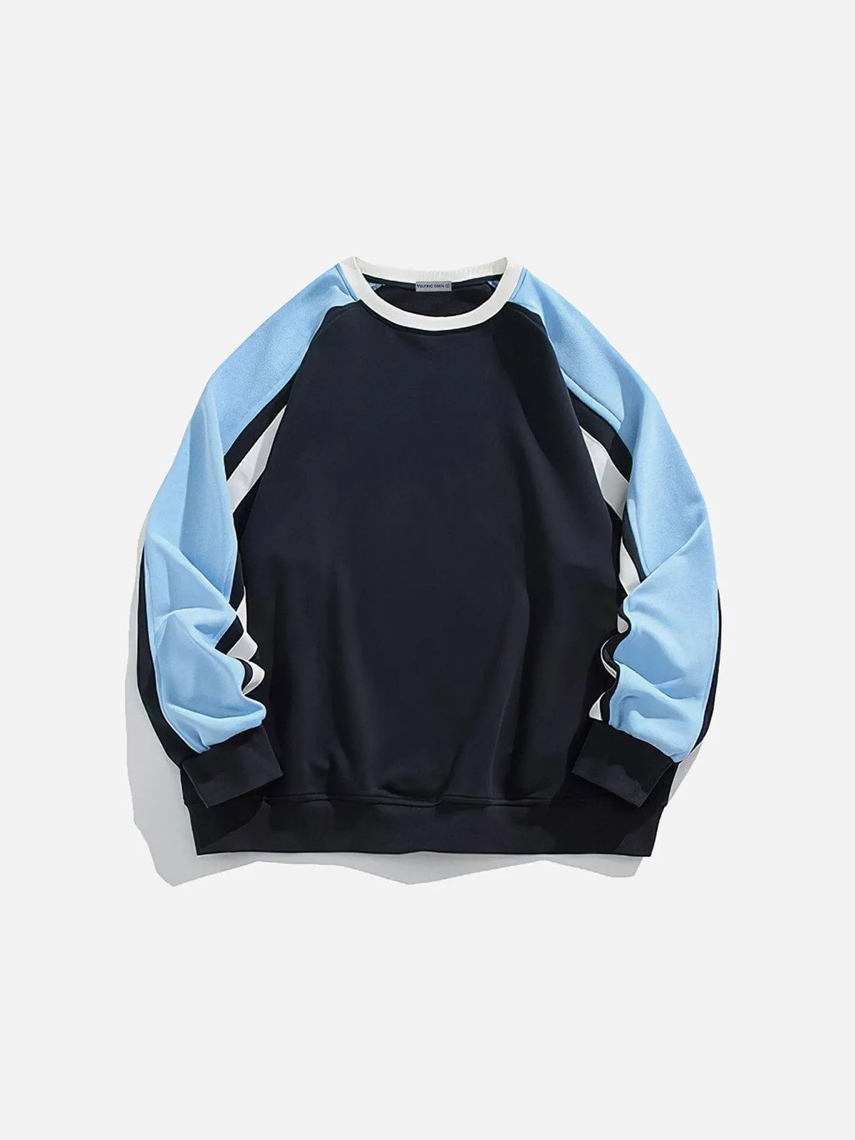 Aelfric Eden Patchwork Color Blocking Sweatshirt