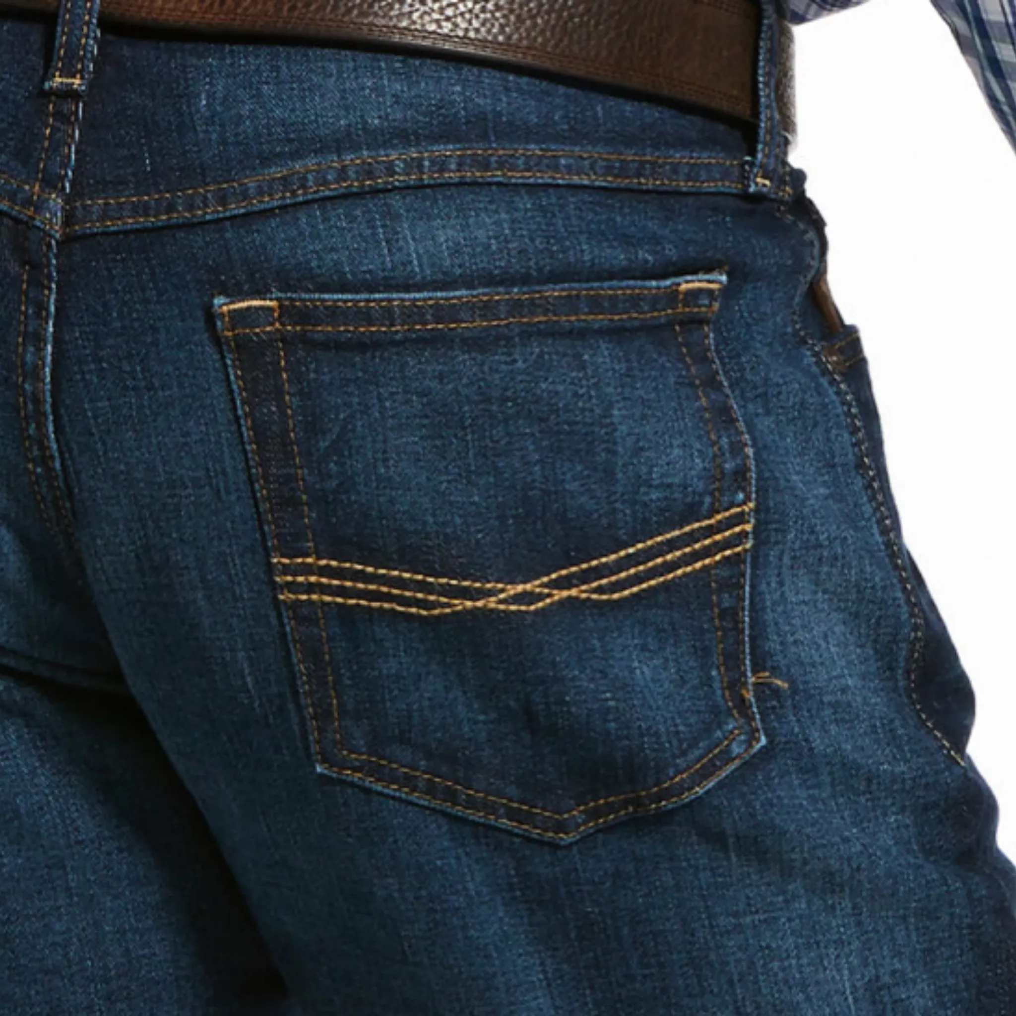 ARIAT MEN'S SLIM STRETCH LEGACY STACKABLE STRAIGHT LEG JEAN- 10022784