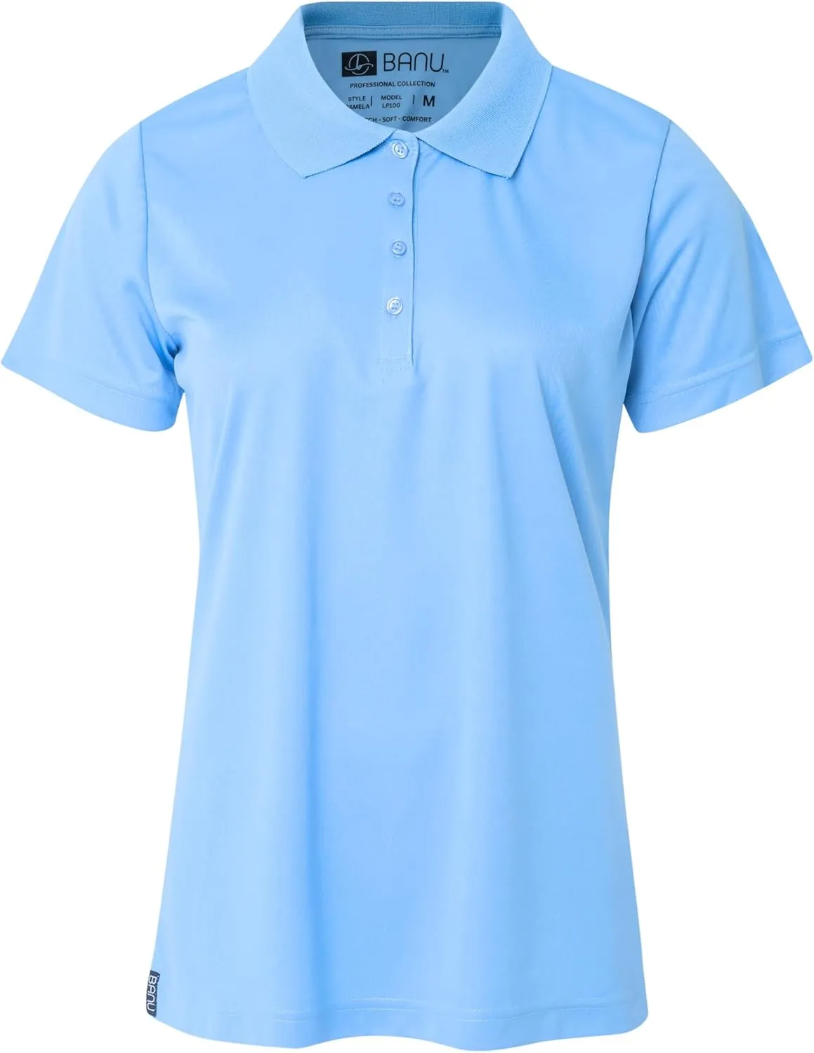 Banu Polo Shirts for Women, Dryfit Womens Polo Shirts Short Sleeve, Collared Women Polo Shirts for Work Moisture Wicking