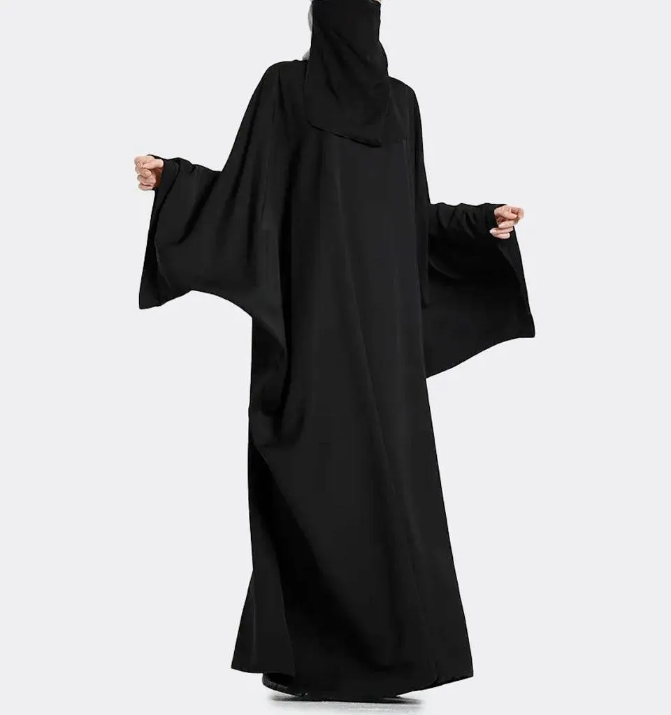 Black Basic Farasha Abaya