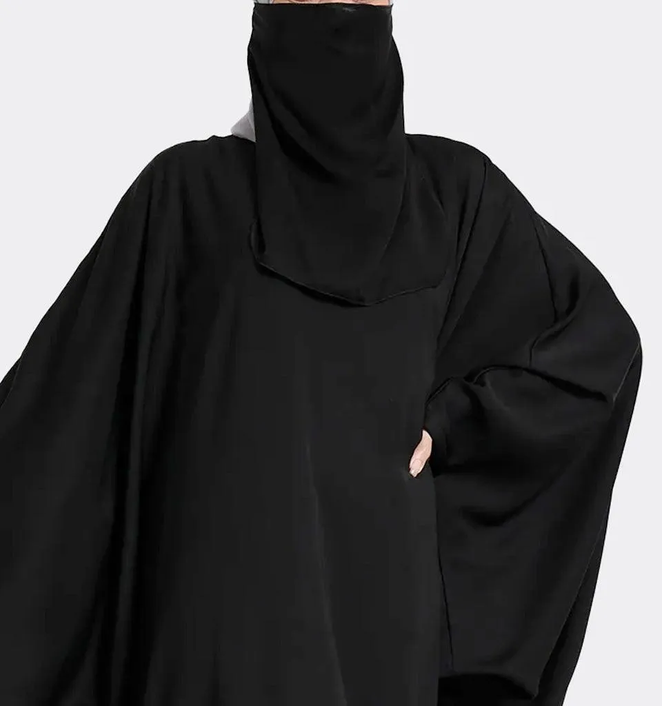 Black Basic Farasha Abaya