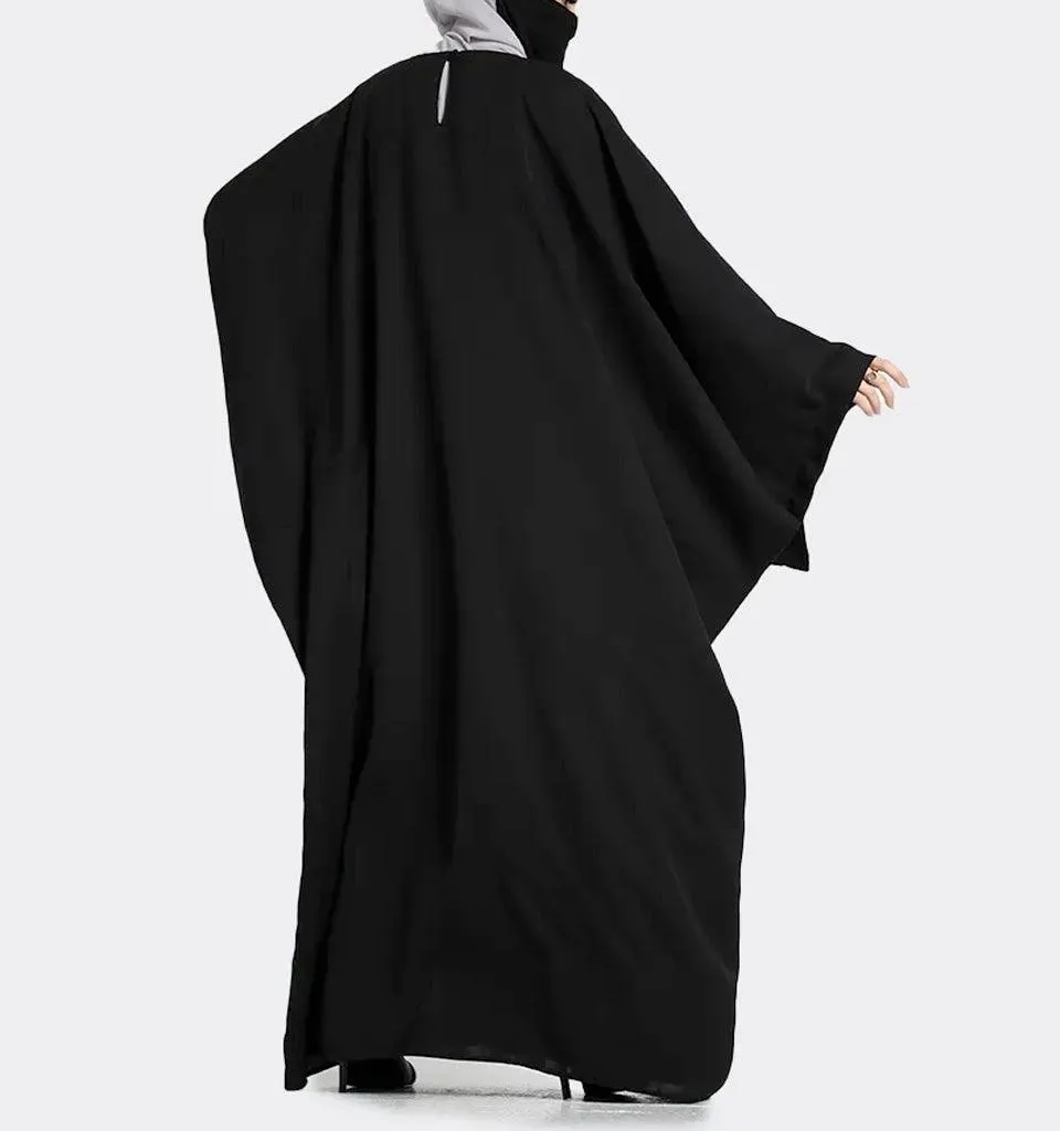 Black Basic Farasha Abaya