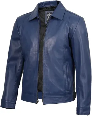 Brown Leather Jacket Men - Black Real Lambskin Mens Leather Jacket