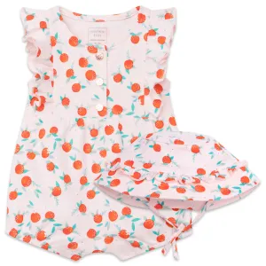 Carrément Beau All In One   Hat Spring 1 Newborn Apricot