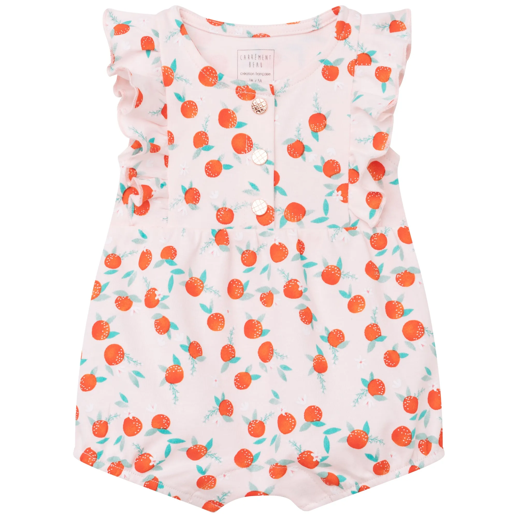 Carrément Beau All In One   Hat Spring 1 Newborn Apricot