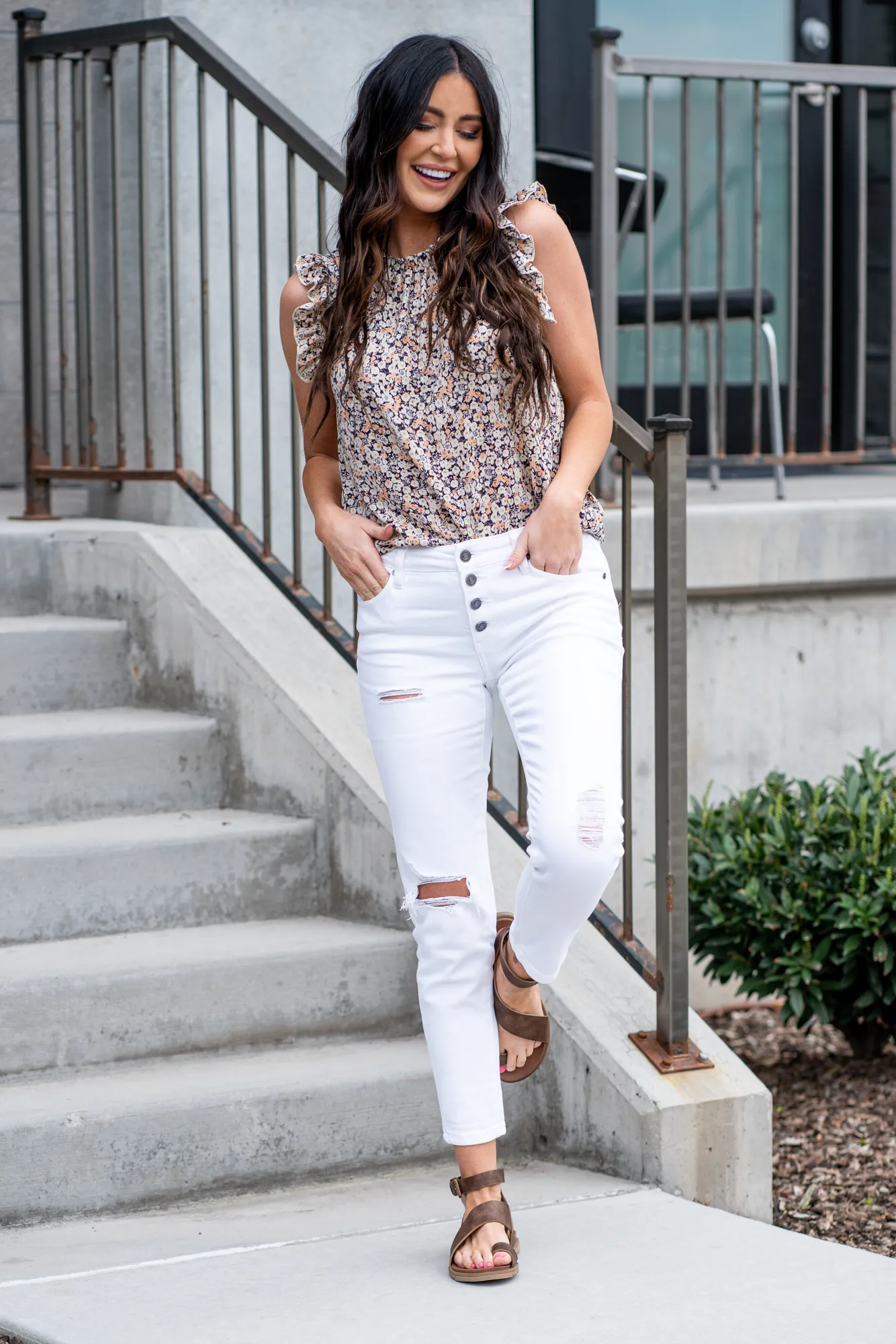 Cherie High Rise Mom Fit