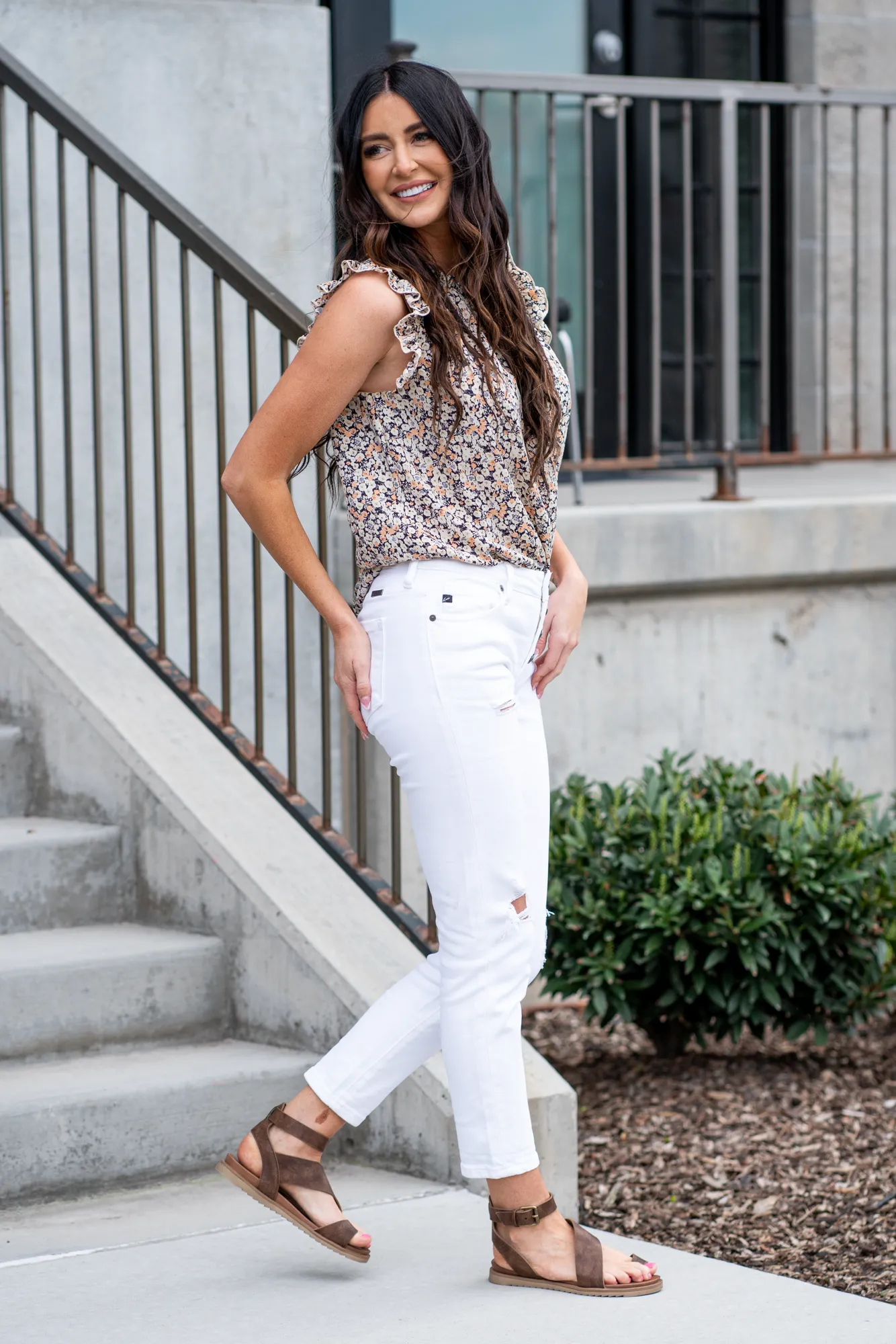 Cherie High Rise Mom Fit