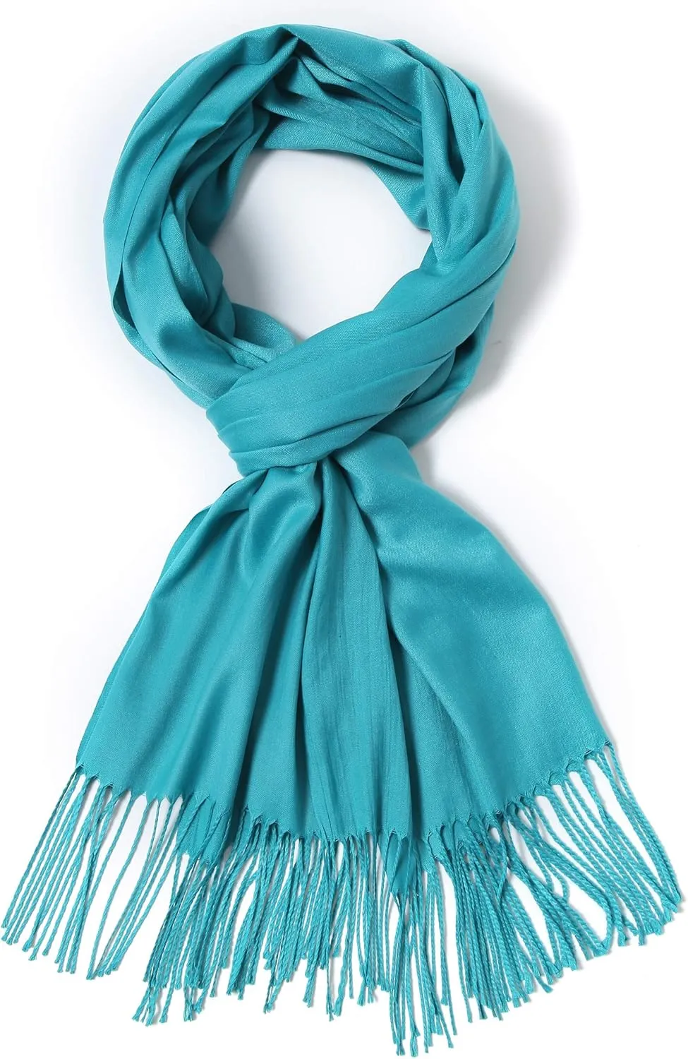 Cindy & Wendy Pashmina Shawls and Wraps Large Scarfs for Women Wedding Party Bridal Long Fashion Solid Shawl Wrap Fringes