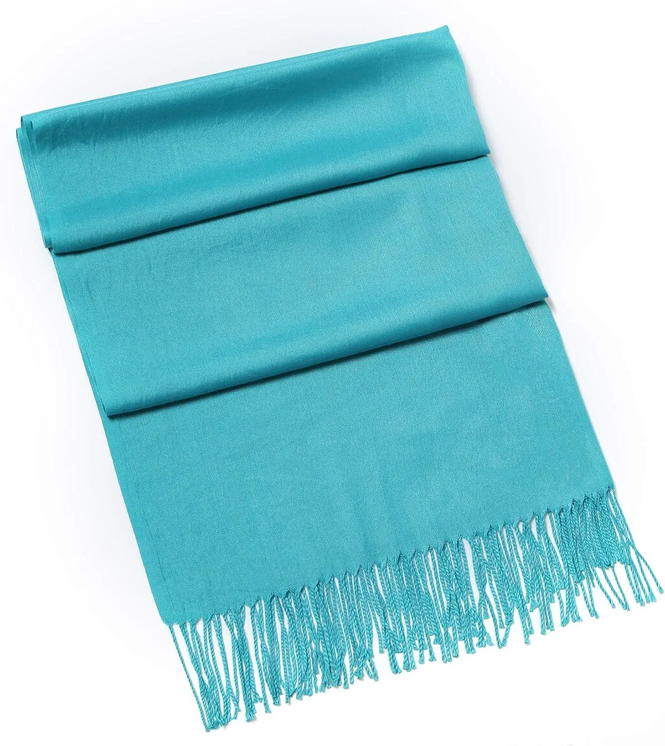 Cindy & Wendy Pashmina Shawls and Wraps Large Scarfs for Women Wedding Party Bridal Long Fashion Solid Shawl Wrap Fringes