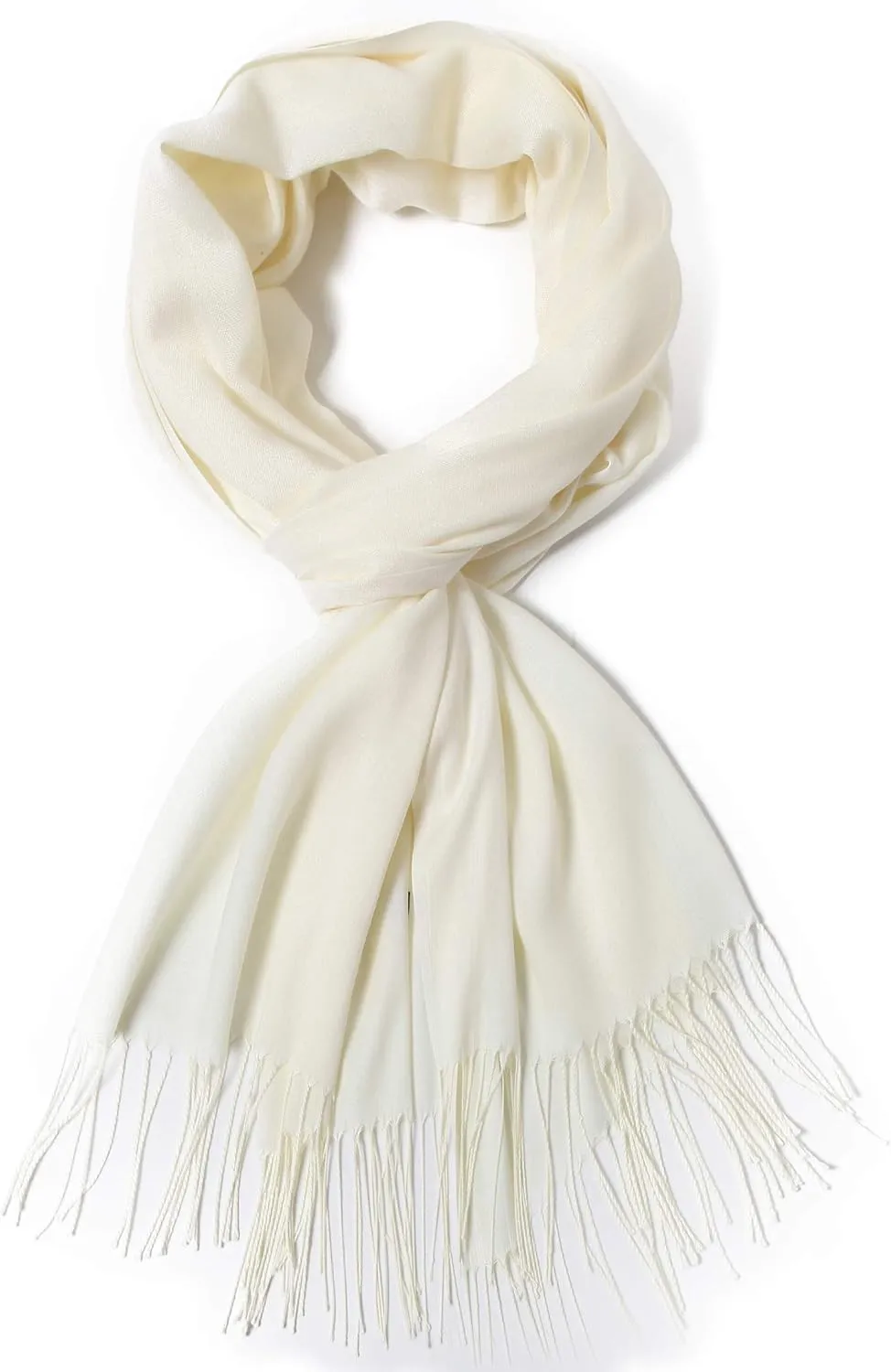 Cindy & Wendy Pashmina Shawls and Wraps Large Scarfs for Women Wedding Party Bridal Long Fashion Solid Shawl Wrap Fringes