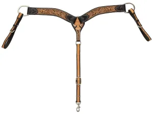 Circle Y Blooming Wild Breast Collar, Full