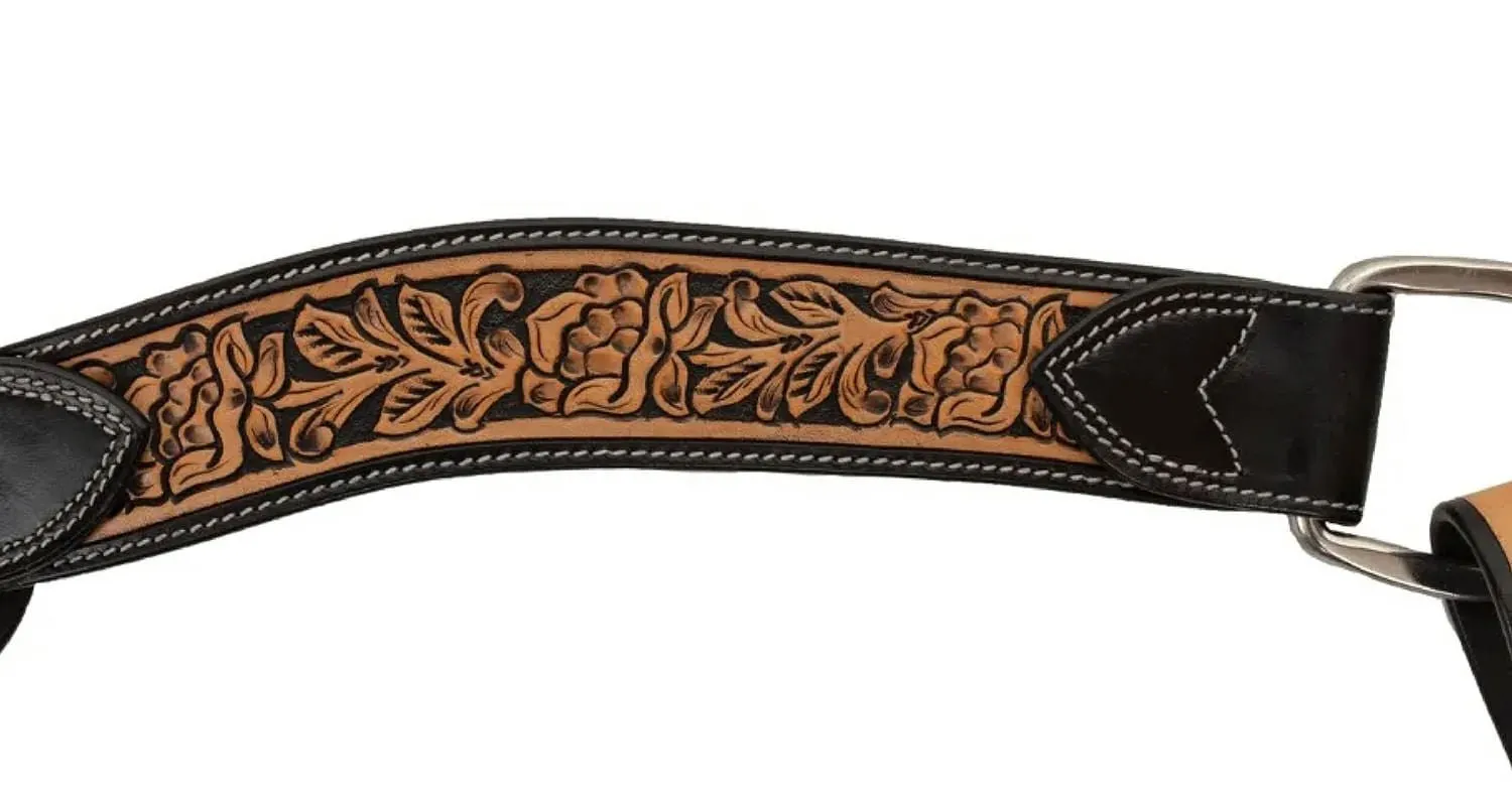 Circle Y Blooming Wild Breast Collar, Full
