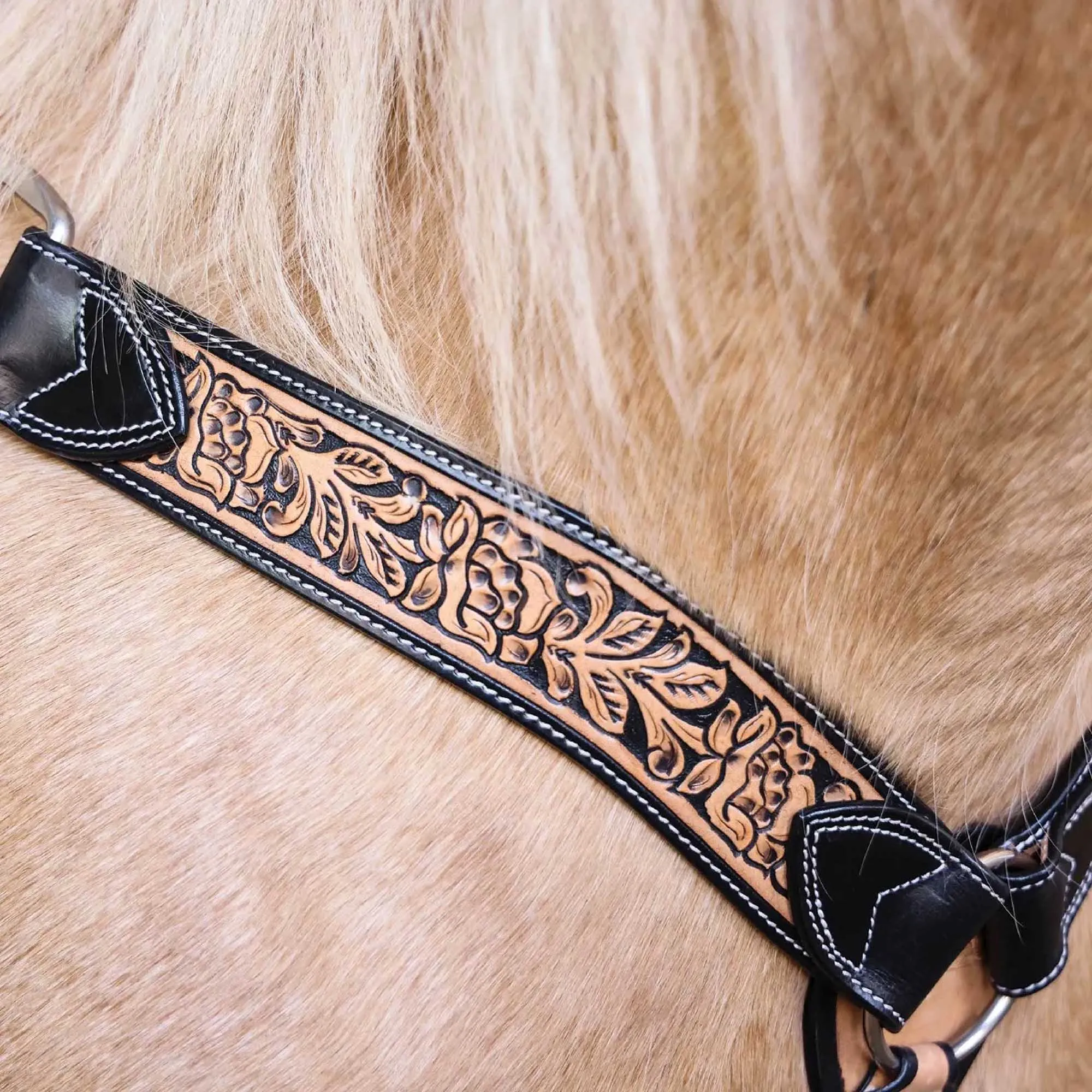 Circle Y Blooming Wild Breast Collar, Full
