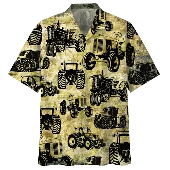 Classic Tractor Hawaiian Shirt, tractor shirt men, tractor supply Hawaiian shirts
