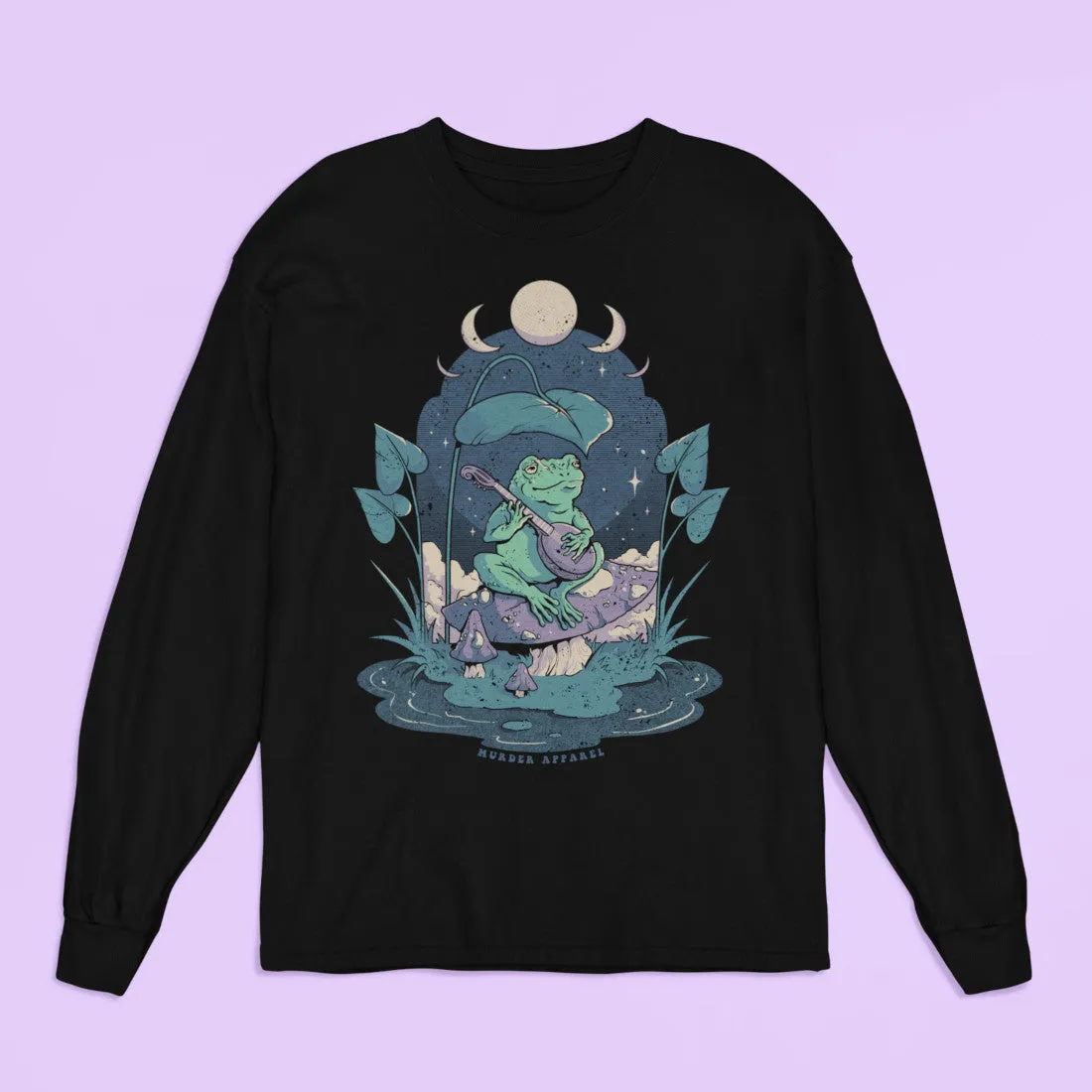 Cottage Frog Forest Long Sleeve Shirt