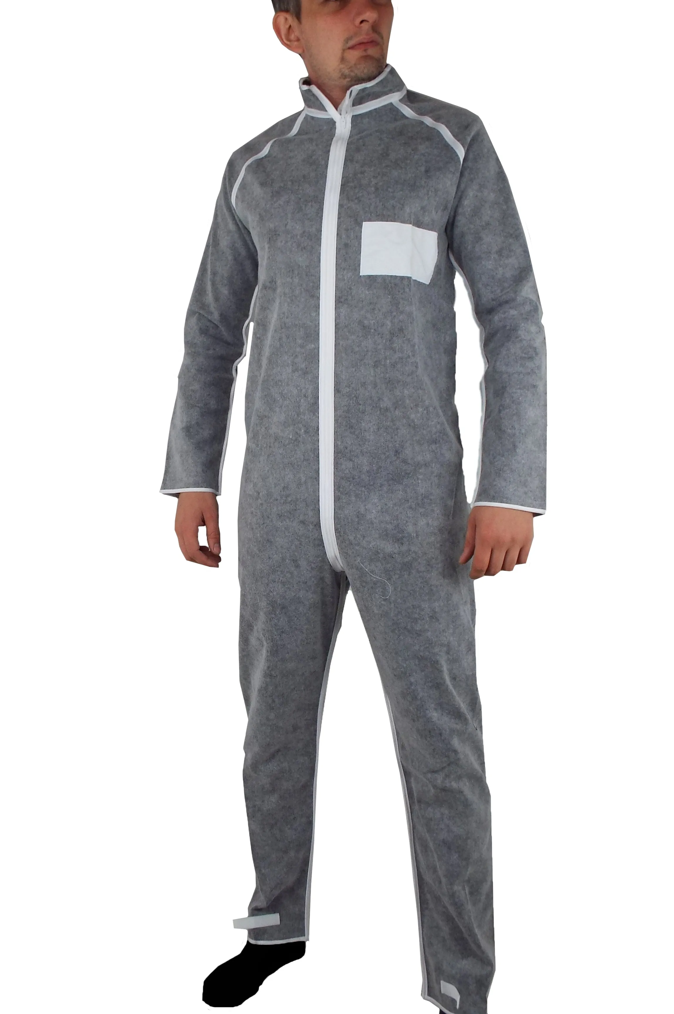 Dutch Army - Flight Suit Thermal Layer - Grey/White "Onesie"- RAR