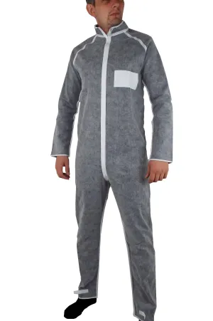 Dutch Army - Flight Suit Thermal Layer - Grey/White "Onesie"- RAR