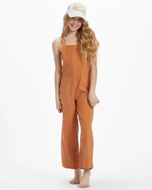 Girls Sunshine Love Pants - Toffee