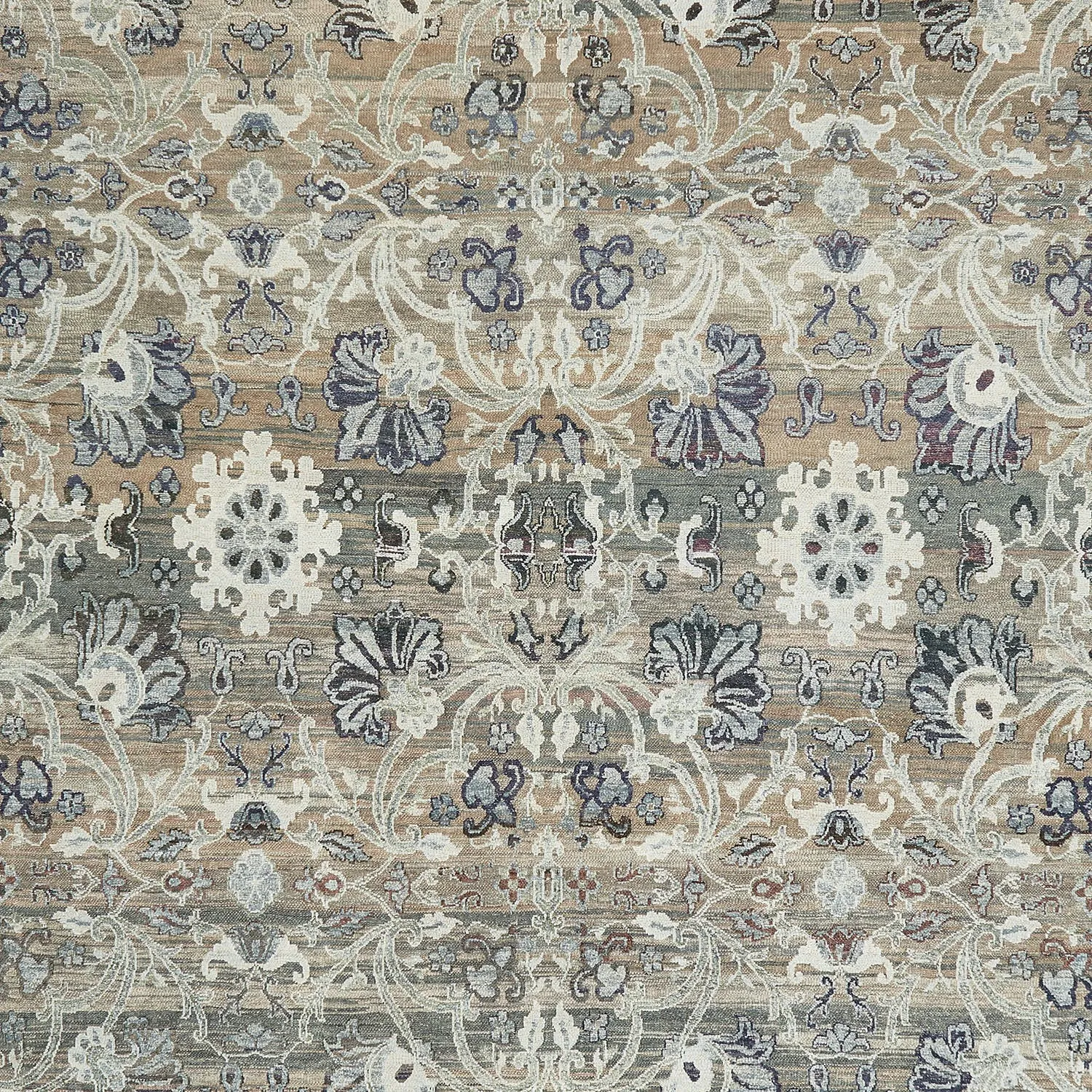 Grey Alchemy Transitional Wool Silk Blend Rug - 11'1" x 17'7"