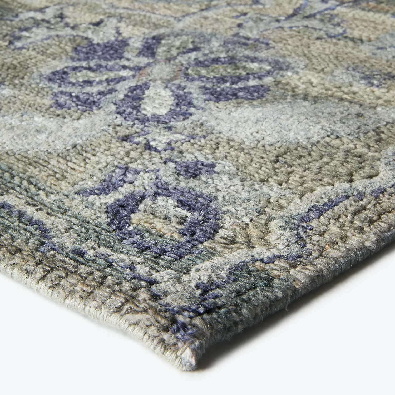 Grey Alchemy Transitional Wool Silk Blend Rug - 11'1" x 17'7"