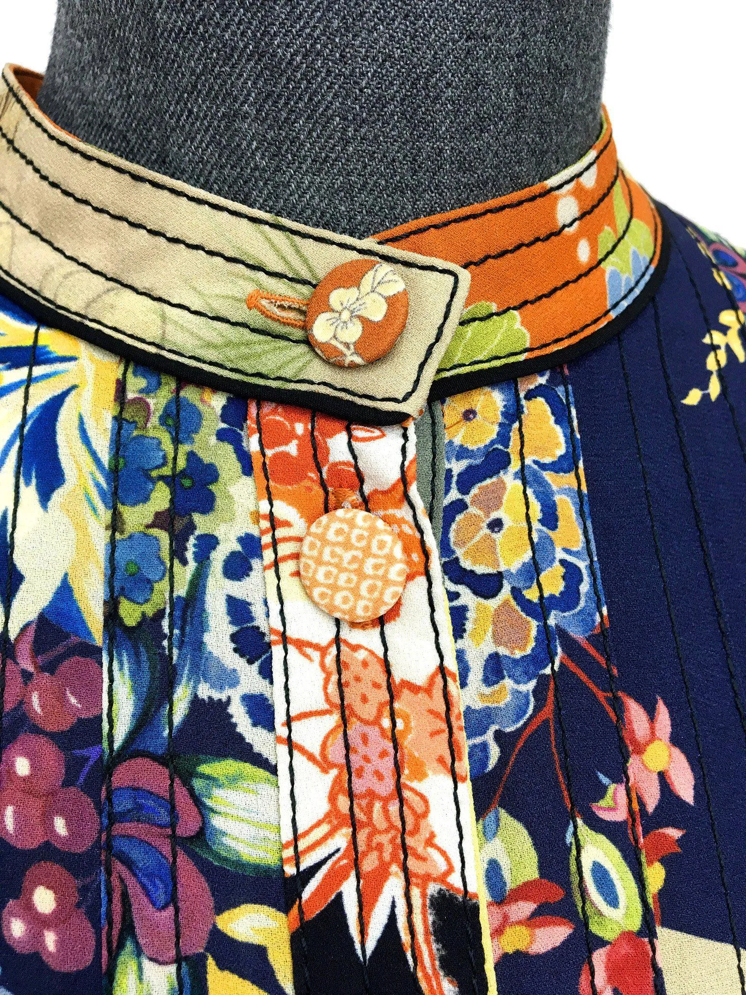 Gucci Ace Juice Print Silk Belted Dress Size M NWT