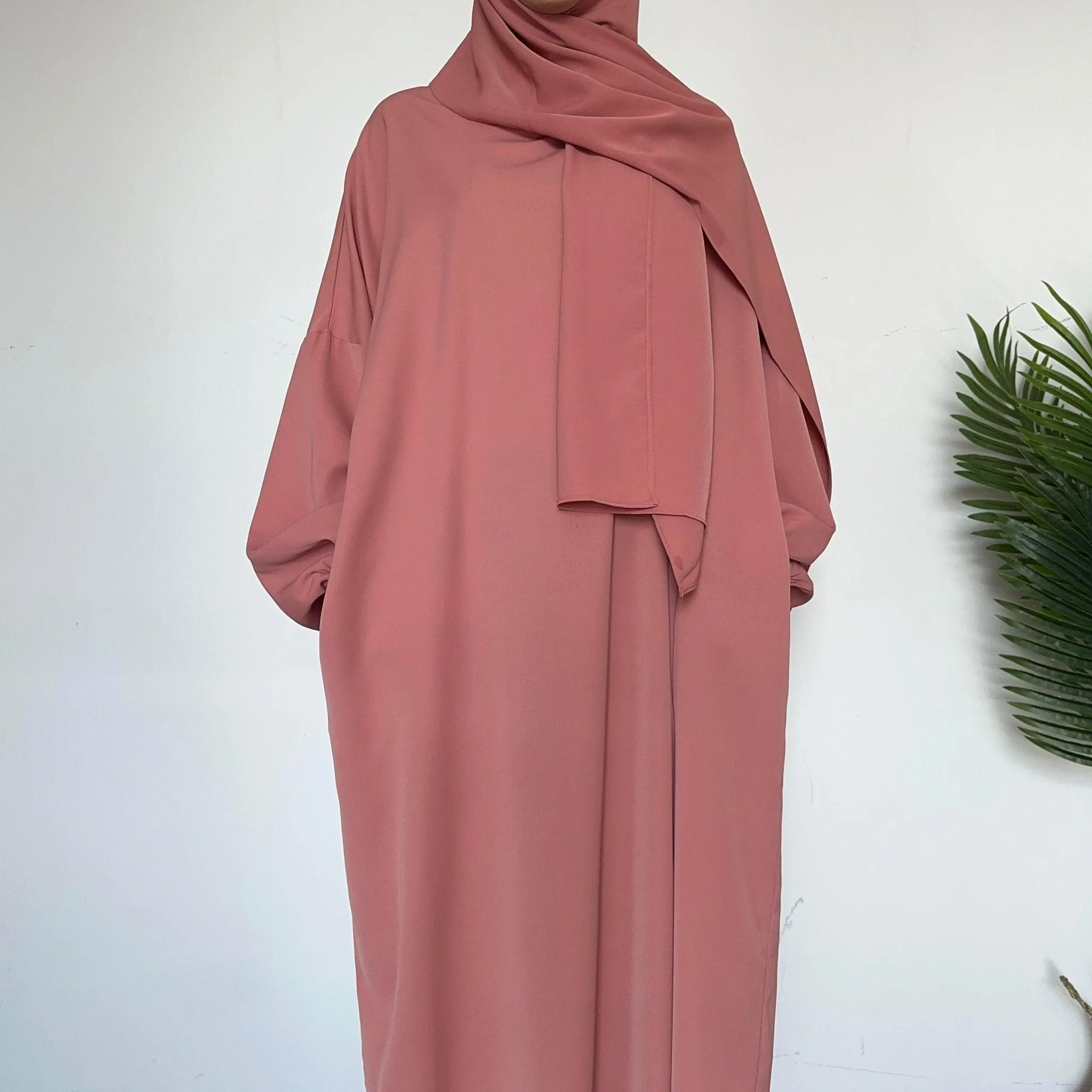 Hijab Attached Hoodie Abaya (MA001)