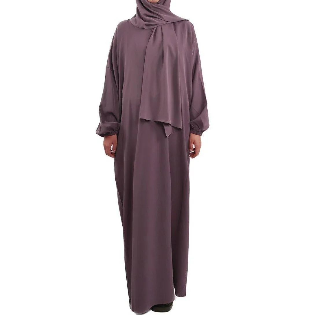 Hijab Attached Hoodie Abaya (MA001)