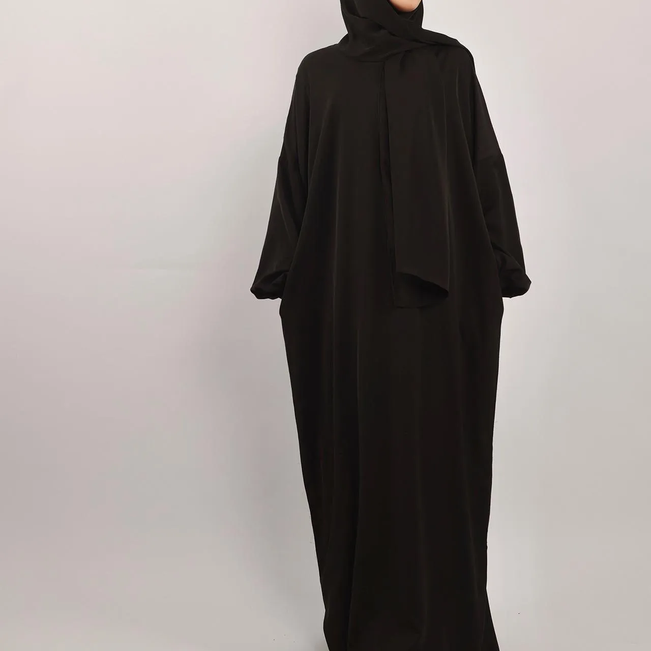 Hijab Attached Hoodie Abaya (MA001)