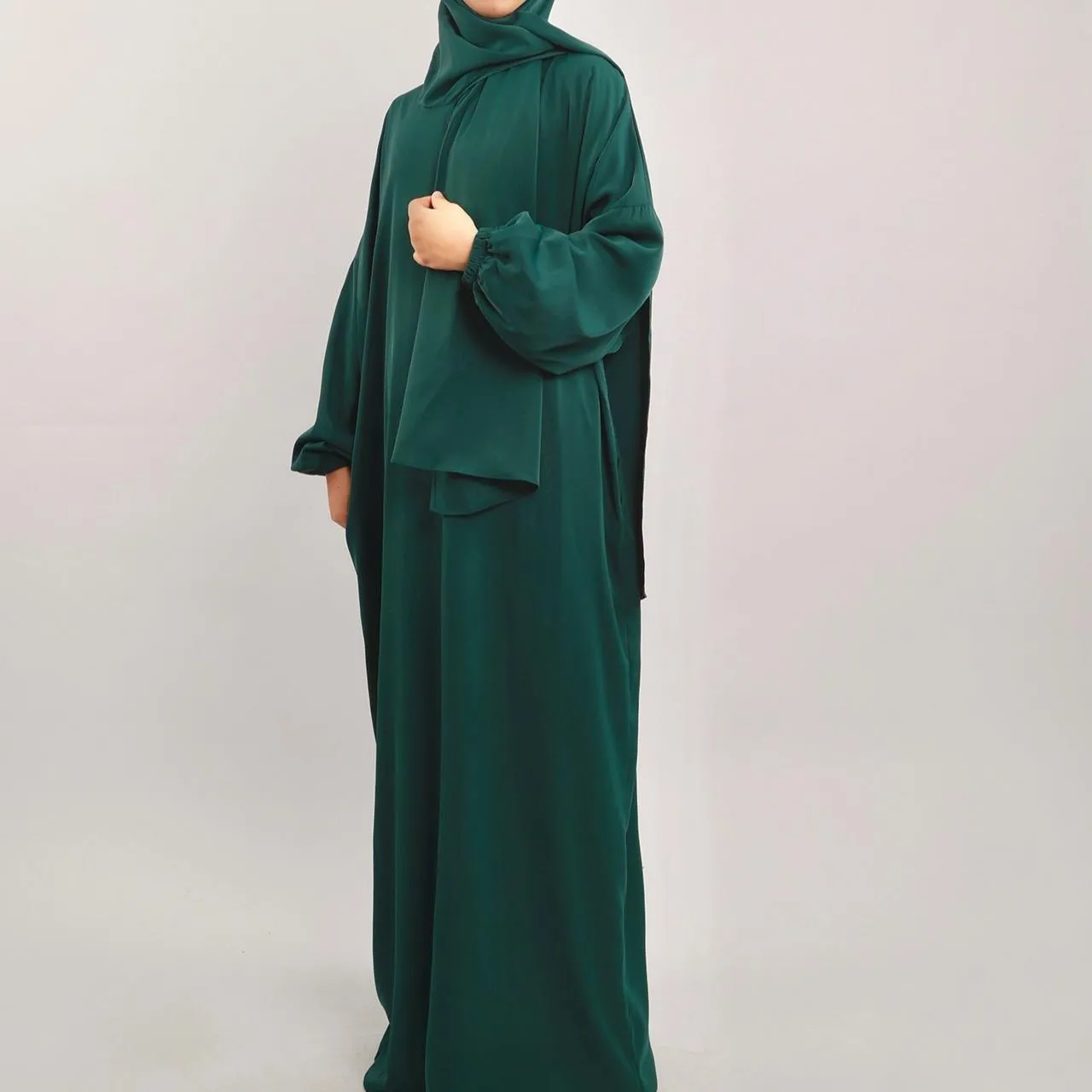 Hijab Attached Hoodie Abaya (MA001)