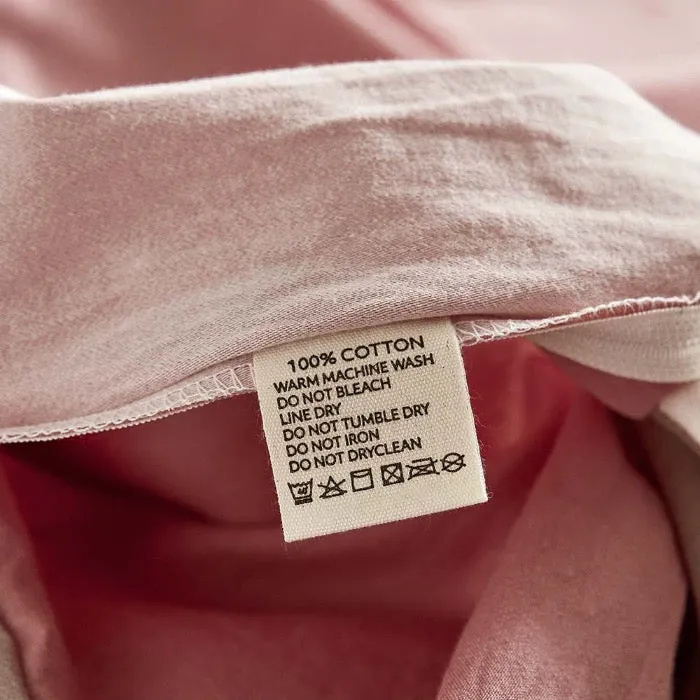 Hypoallergenic Cotton Sheet Set I Double I Pink Brown