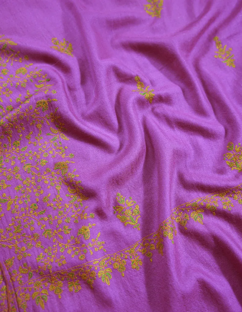 indian booti embroidery pashmina shawl 8735