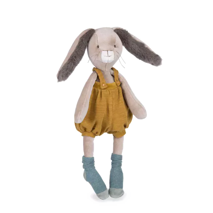 Large Ochre Rabbit Soft Toy by Moulin Roty - Trois Petits Lapins