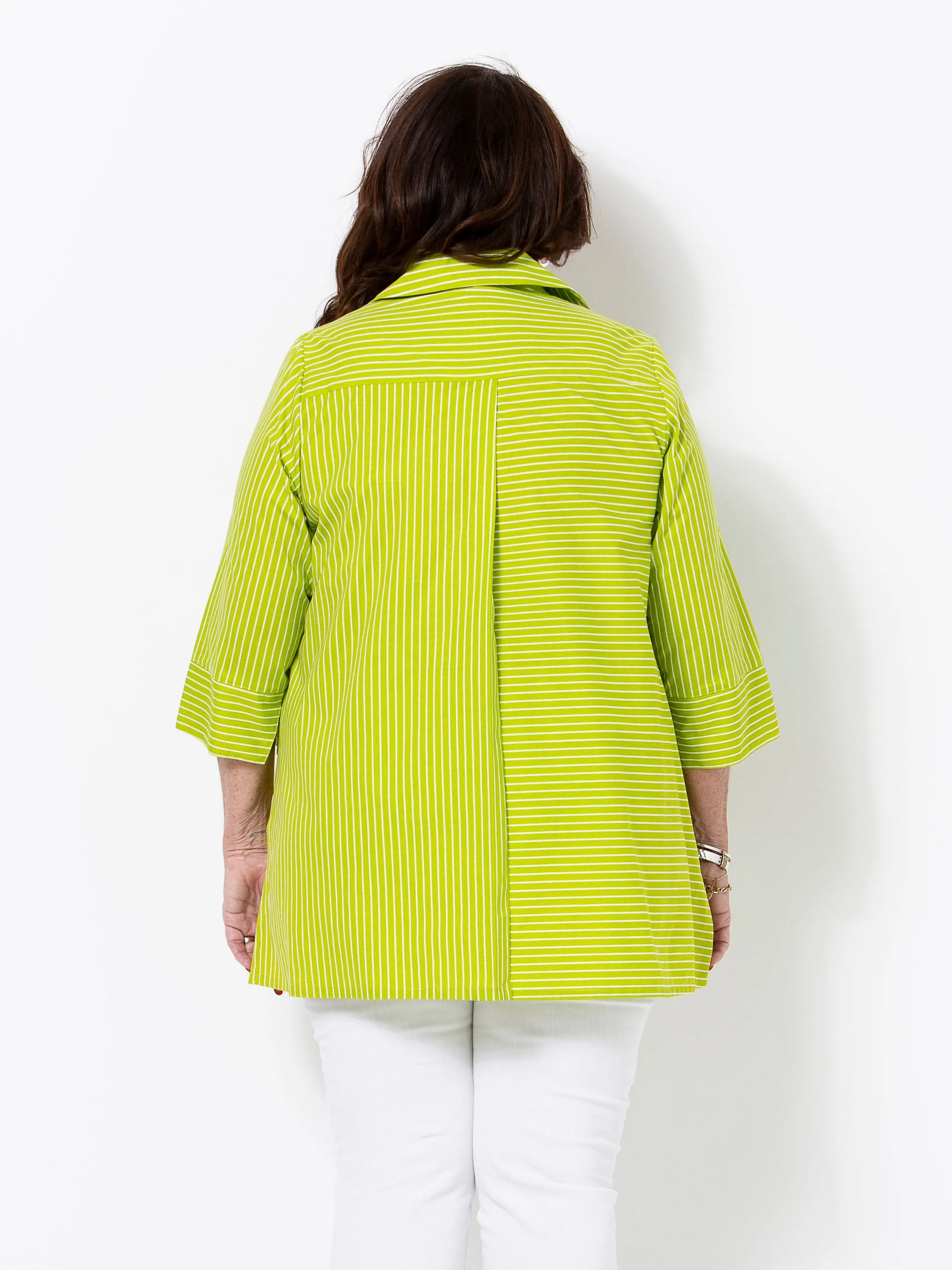 Lime Stripe Shirt
