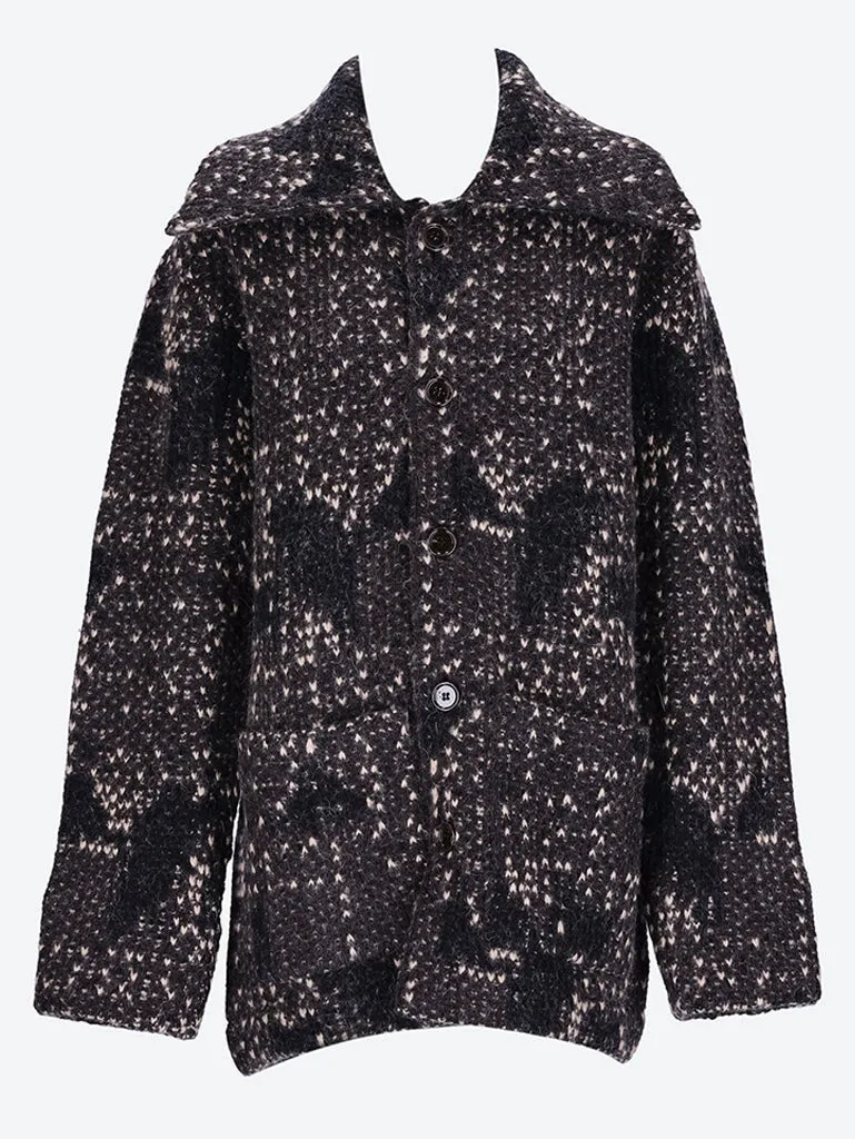 Loose fit cardigan knitwear