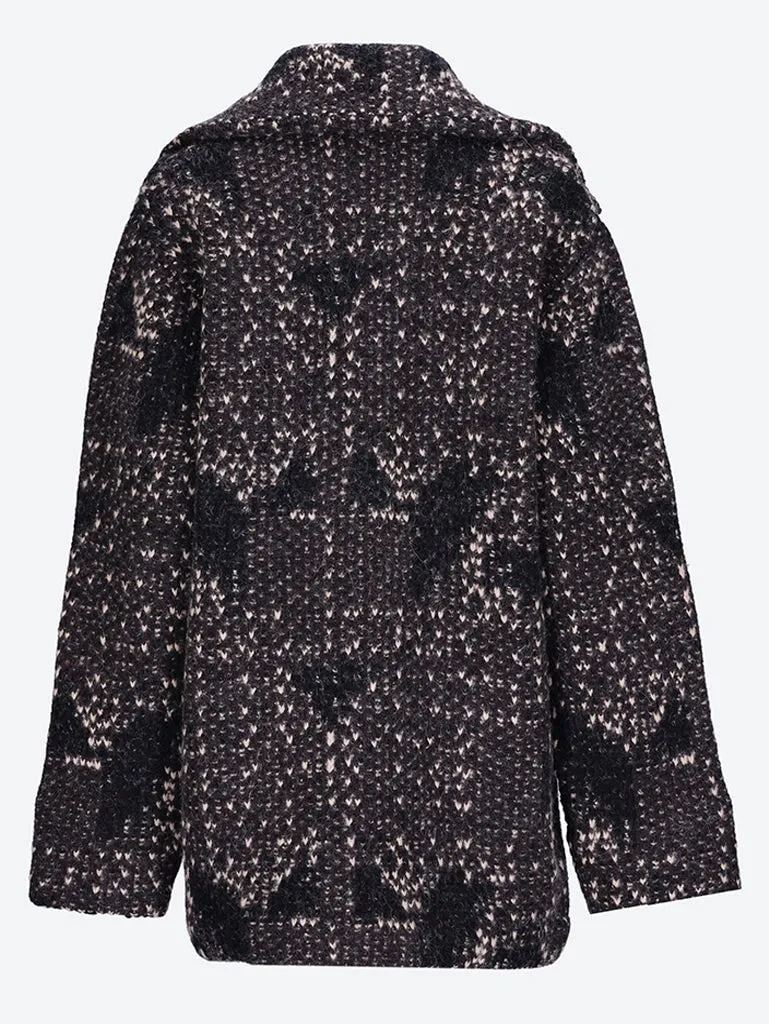 Loose fit cardigan knitwear