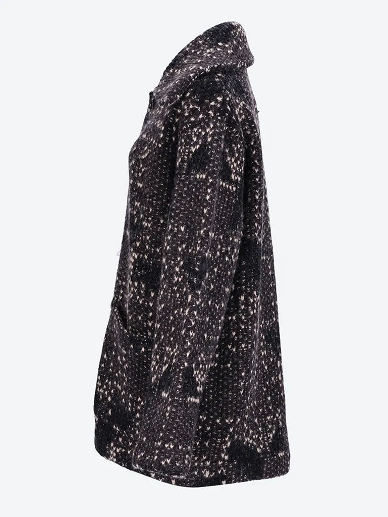 Loose fit cardigan knitwear