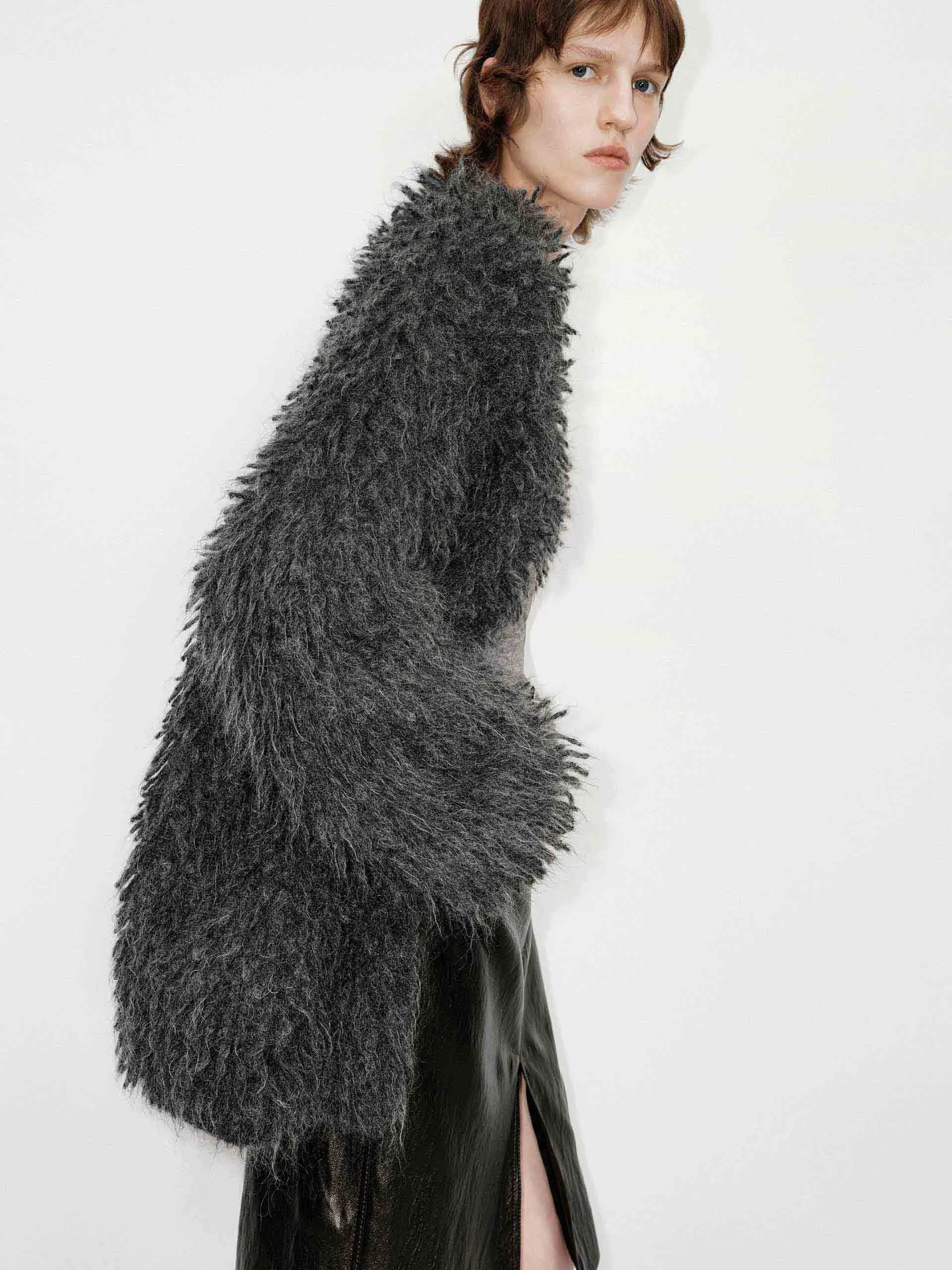 Loose Fuzzy Cardigan