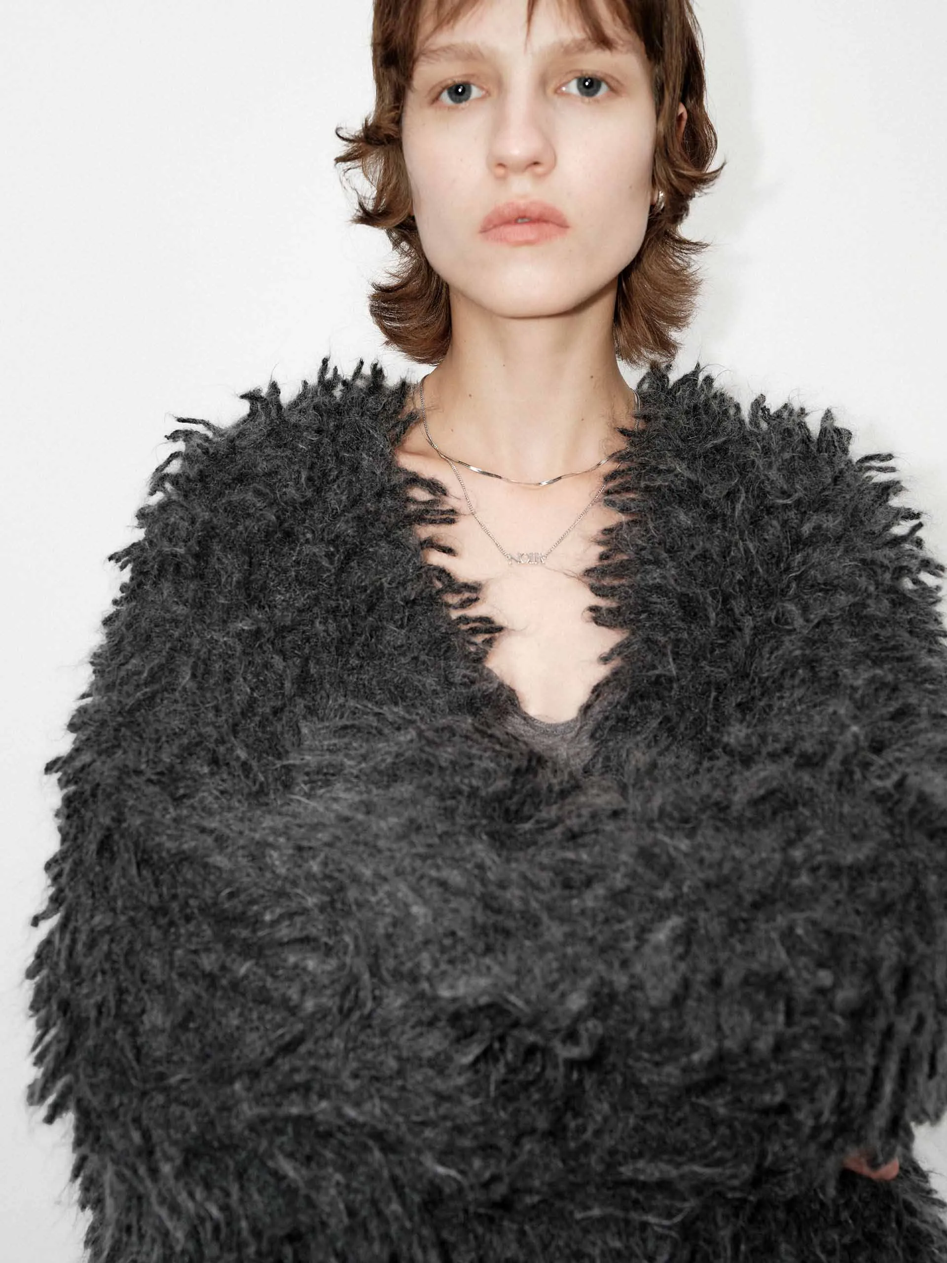 Loose Fuzzy Cardigan