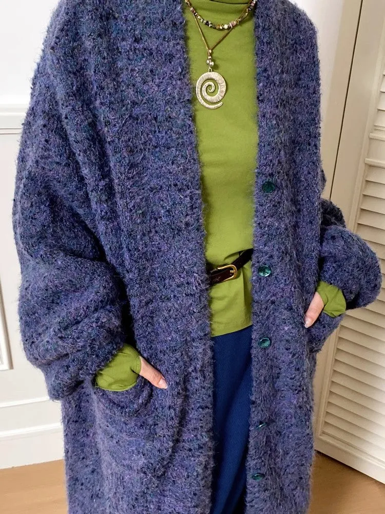 Loose long cardigan【s0000010365】