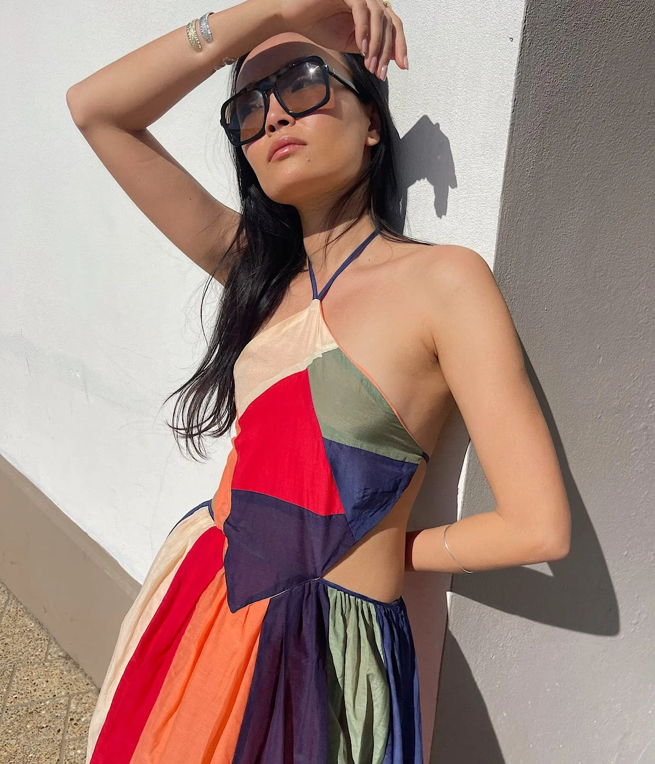 LOUU DRESS- MULTI