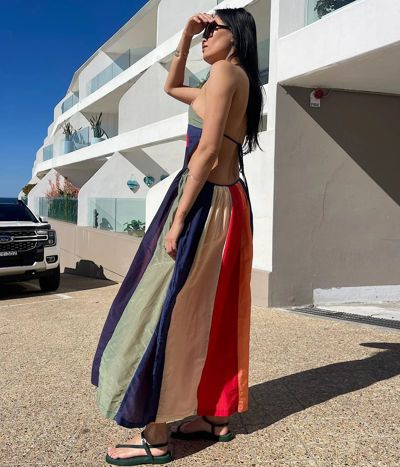 LOUU DRESS- MULTI