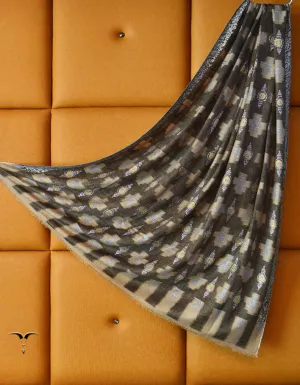 Men Pashmina Shawl With Thread Work 6408