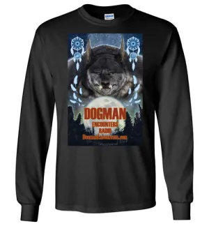 Men's Dogman Encounters Pathfinder Collection Long Sleeve T-Shirt (design 1, with straight border)
