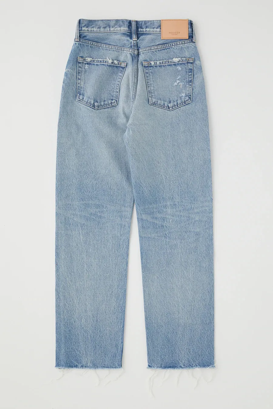 Moussy - MV Ashleys Wide Straight in Light Blue
