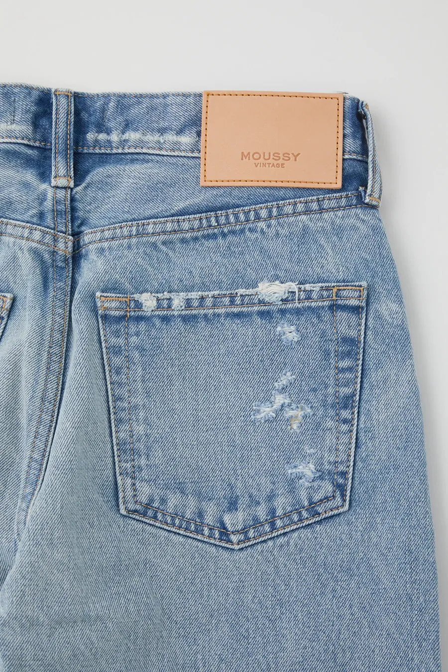 Moussy - MV Ashleys Wide Straight in Light Blue